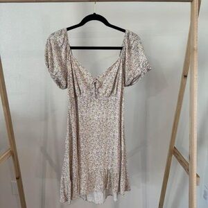 Floral Cream Dress